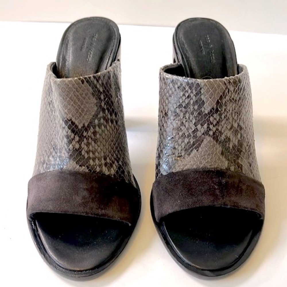 Rag & Bone 'Tristan' Suede Snake Print Leather Mu… - image 7